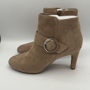 Bandolino Women's Lanaro, Natural Brown Ankle Booties, Size 9.5M